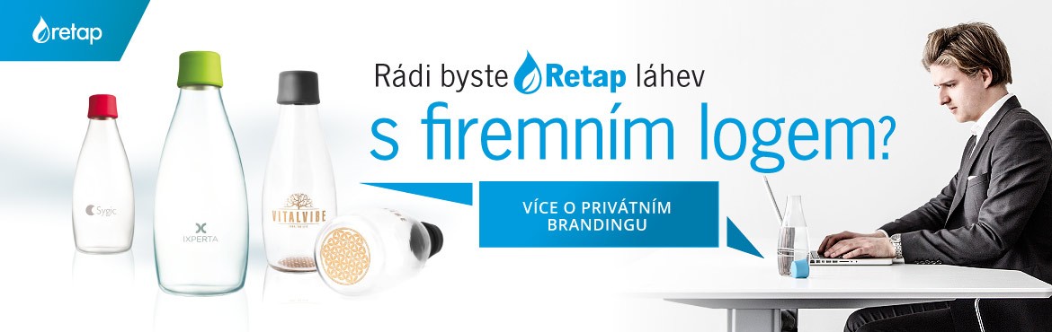 Retap lahve - firemní logo