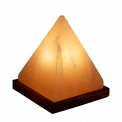 Solná lampa elektrická - Pyramida - kabel v černé barvě