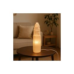 Selenitová lampa elektrická výška 30cm