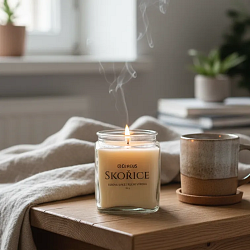 SKOŘICE- sójová svíce