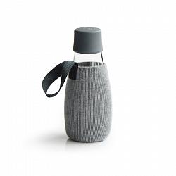 obal na láhev Retap 0,3l - šedý úplet